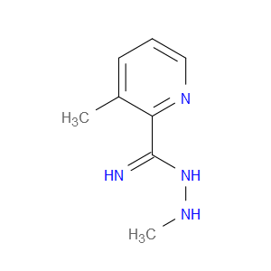 3-Methyl-2-pyridinecarboximidic acid 2-methylhydrazide