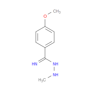 4-Methoxybenzenecarboximidic acid 2-methylhydrazide
