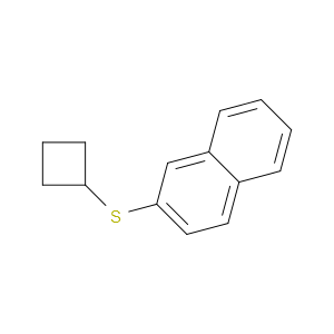 Naphthalene, 2-(cyclobutylthio)-