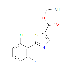 Ethyl 2-(2-chloro-6-fluorophenyl)-5-thiazolecarboxylate