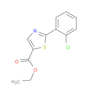 Ethyl 2-(2-chlorophenyl)-5-thiazolecarboxylate