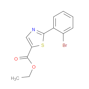 Ethyl 2-(2-bromophenyl)-5-thiazolecarboxylate