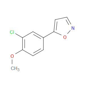 Isoxazole, 5-(3-chloro-4-methoxyphenyl)-