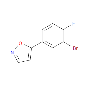 Isoxazole, 5-(3-bromo-4-fluorophenyl)-