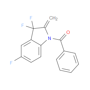 Phenyl(3,3,5-trifluoro-2,3-dihydro-2-methylene-1H-indol-1-yl)methanone