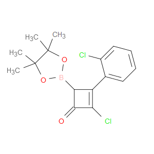2-chloro-3-(2-chlorophenyl)-4-(4,4,5,5-tetramethyl-1,3,2-dioxaborolan-2-yl)cyclobut-2-enone
