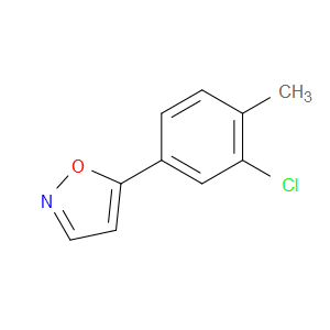 Isoxazole, 5-(3-chloro-4-methylphenyl)-