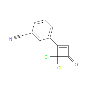 Benzonitrile, 3-(4,4-dichloro-3-oxo-1-cyclobuten-1-yl)-