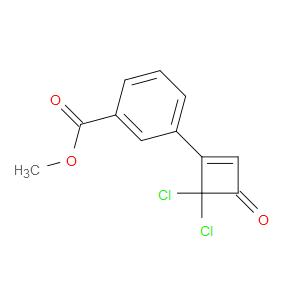 Benzoic acid, 3-(4,4-dichloro-3-oxo-1-cyclobuten-1-yl)-, methyl ester
