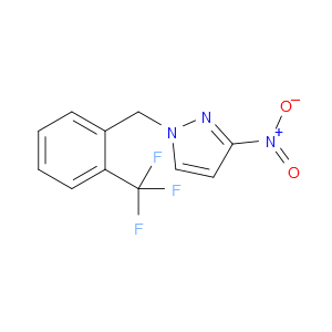 3-nitro-1-(2-(trifluoromethyl)benzyl)-1H-pyrazole