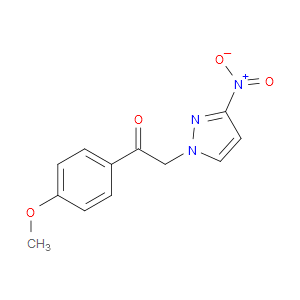 1-(4-methoxyphenyl)-2-(3-nitro-1H-pyrazol-1-yl)ethanone