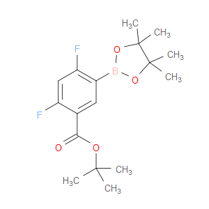 tert-butyl 2,4-difluoro-5-(4,4,5,5-tetramethyl-1,3,2-dioxaborolan-2-yl)benzoate
