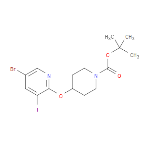 tert-butyl 4-((5-bromo-3-iodopyridin-2-yl)oxy)piperidine-1-carboxylate