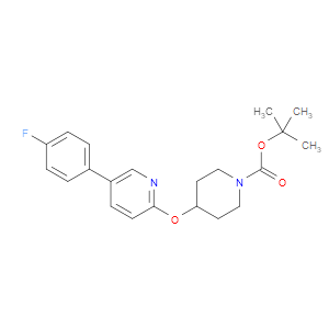tert-butyl 4-((5-(4-fluorophenyl)pyridin-2-yl)oxy)piperidine-1-carboxylate