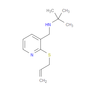N-(1,1-Dimethylethyl)-2-(2-propen-1-ylthio)-3-pyridinemethanamine