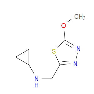 N-Cyclopropyl-5-methoxy-1,3,4-thiadiazole-2-methanamine