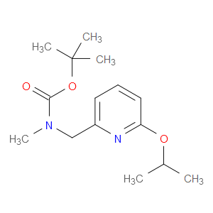 tert-butyl ((6-isopropoxypyridin-2-yl)methyl)(methyl)carbamate