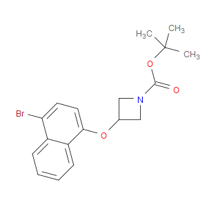 tert-butyl 3-((4-bromonaphthalen-1-yl)oxy)azetidine-1-carboxylate