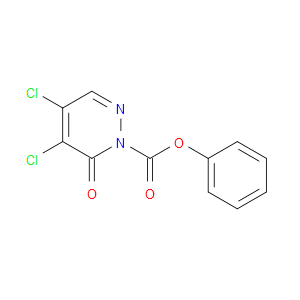 Phenyl 4,5-dichloro-6-oxo-1(6H)-pyridazinecarboxylate