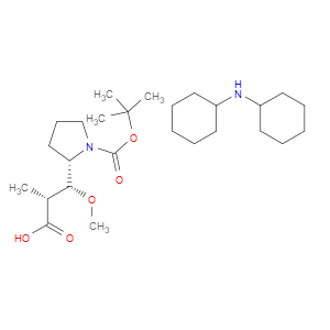 dicyclohexylamine (2R,3R)-3-((S)-1-(tert-butoxycarbonyl)pyrrolidin-2-yl)-3-methoxy-2-methylpropanoate