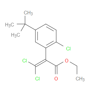 ethyl 2-(5-(tert-butyl)-2-chlorophenyl)-3,3-dichloroacrylate