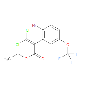 ethyl 2-(2-bromo-5-(trifluoromethoxy)phenyl)-3,3-dichloroacrylate