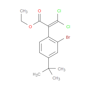 ethyl 2-(2-bromo-4-(tert-butyl)phenyl)-3,3-dichloroacrylate