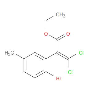 ethyl 2-(2-bromo-5-methylphenyl)-3,3-dichloroacrylate
