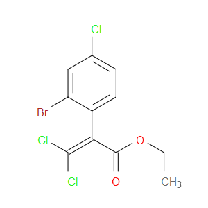 ethyl 2-(2-bromo-4-chlorophenyl)-3,3-dichloroacrylate