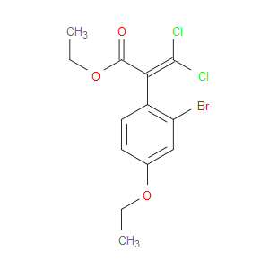 ethyl 2-(2-bromo-4-ethoxyphenyl)-3,3-dichloroacrylate