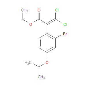 ethyl 2-(2-bromo-4-isopropoxyphenyl)-3,3-dichloroacrylate