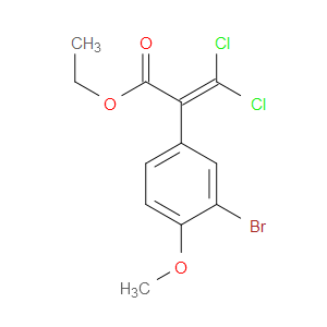 ethyl 2-(3-bromo-4-methoxyphenyl)-3,3-dichloroacrylate