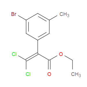 ethyl 2-(3-bromo-5-methylphenyl)-3,3-dichloroacrylate