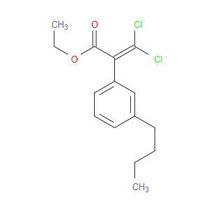 ethyl 2-(3-butylphenyl)-3,3-dichloroacrylate