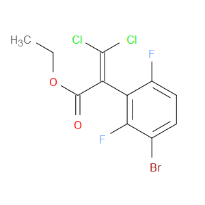 ethyl 2-(3-bromo-2,6-difluorophenyl)-3,3-dichloroacrylate