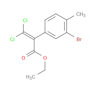 ethyl 2-(3-bromo-4-methylphenyl)-3,3-dichloroacrylate