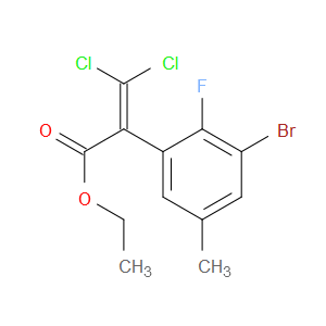 ethyl 2-(3-bromo-2-fluoro-5-methylphenyl)-3,3-dichloroacrylate