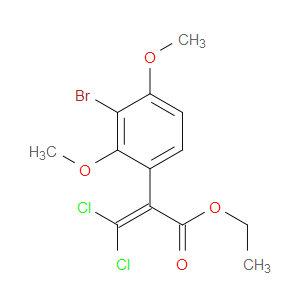 ethyl 2-(3-bromo-2,4-dimethoxyphenyl)-3,3-dichloroacrylate