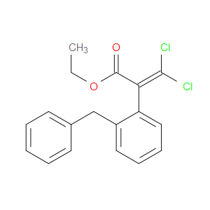 ethyl 2-(2-benzylphenyl)-3,3-dichloroacrylate