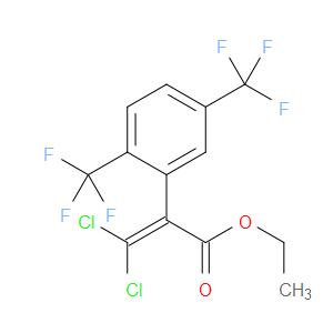 ethyl 2-(2,5-bis(trifluoromethyl)phenyl)-3,3-dichloroacrylate