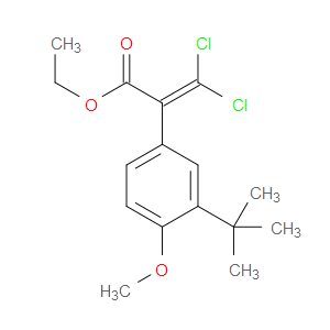 ethyl 2-(3-(tert-butyl)-4-methoxyphenyl)-3,3-dichloroacrylate