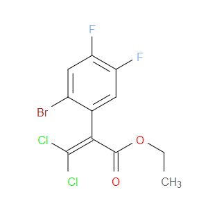 ethyl 2-(2-bromo-4,5-difluorophenyl)-3,3-dichloroacrylate