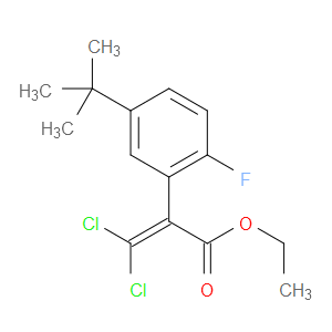 ethyl 2-(5-(tert-butyl)-2-fluorophenyl)-3,3-dichloroacrylate