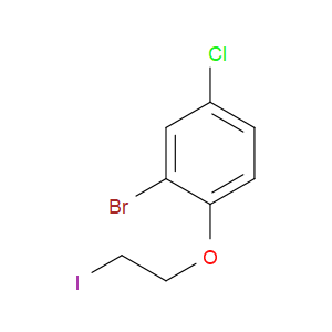Benzene, 2-bromo-4-chloro-1-(2-iodoethoxy)-
