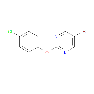 Pyrimidine, 5-bromo-2-(4-chloro-2-fluorophenoxy)-