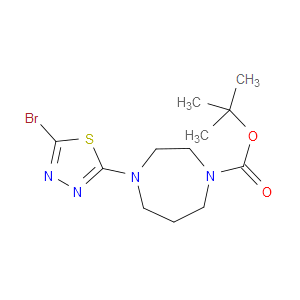 tert-butyl 4-(5-bromo-1,3,4-thiadiazol-2-yl)-1,4-diazepane-1-carboxylate