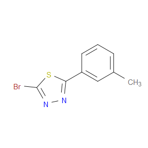 2-Bromo-5-(3-methylphenyl)-1,3,4-thiadiazole