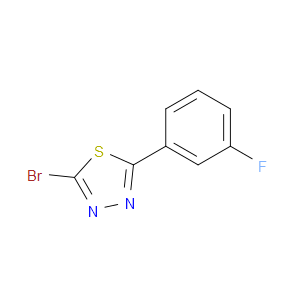 2-Bromo-5-(3-fluorophenyl)-1,3,4-thiadiazole