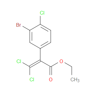 ethyl 2-(3-bromo-4-chlorophenyl)-3,3-dichloroacrylate