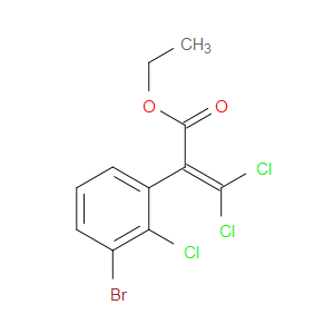 ethyl 2-(3-bromo-2-chlorophenyl)-3,3-dichloroacrylate